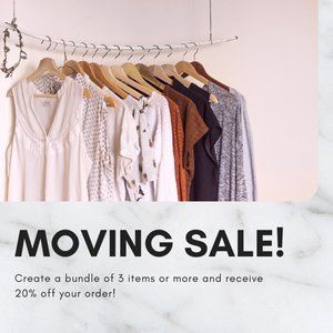 Moving Sale!